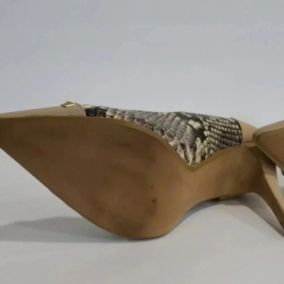 Dune London Studded Snake Print Pumps - Picture 12 of 15